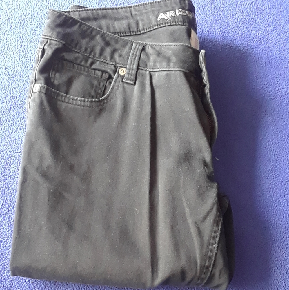 #345 Arizona Jean Co Skinny Soft Black Jeans